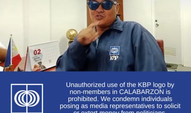 KBP CALABARZON Issues Warning on Unauthorized Use of KBP Logo